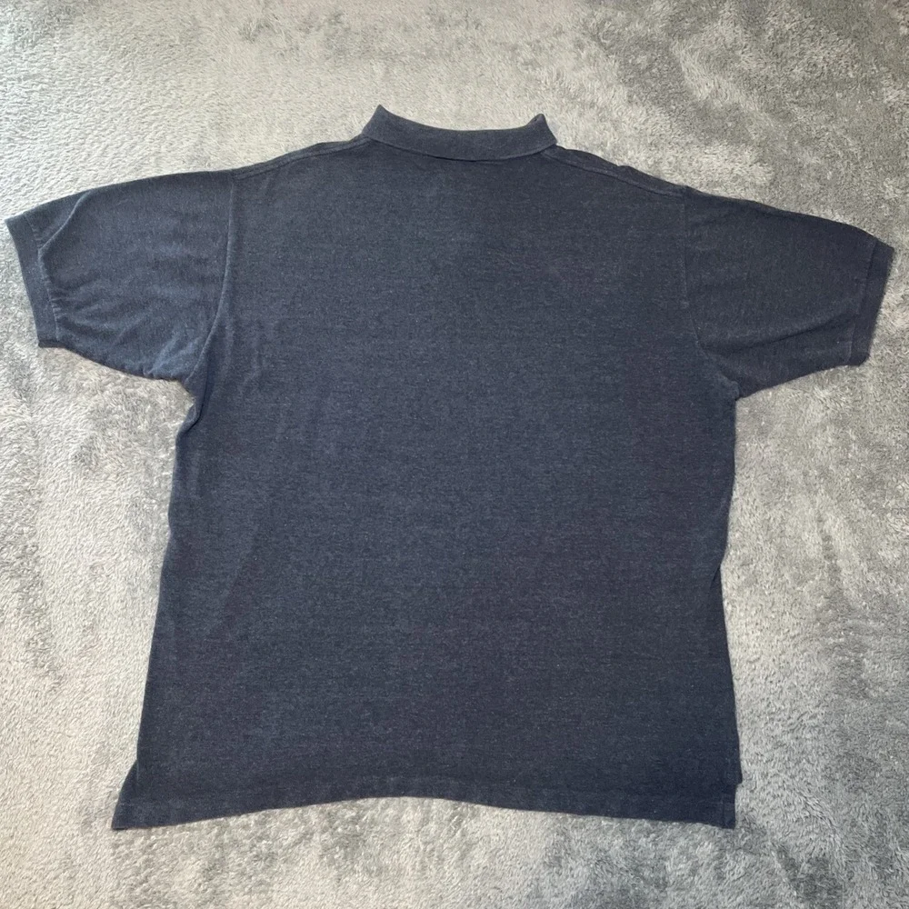 VTG Polo By Ralph Lauren Men's SZ XL Navy/Grey Short Sleeve Shirt Red Pony